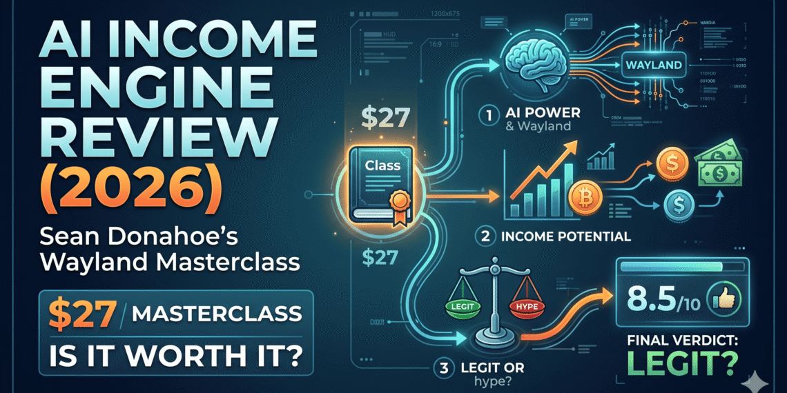 AI Income Engine Review (2026): Sean Donahoe’s Wayland Masterclass — Is It Worth $27?