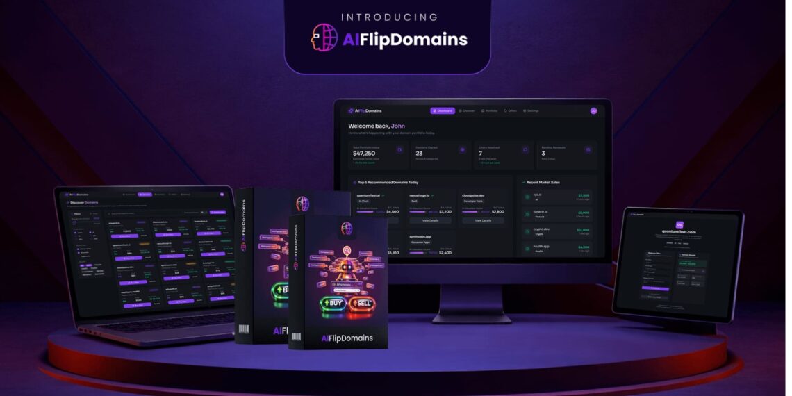 WHAT IS AIFLIPDOMAINS? (Explain It to Your List in 30 Seconds) Domain flipping is a $2 billion/year market. People register domain names for $1-$15 and resell them for $200, $500, $2,000, even $10,000+. The data is public — NameBio tracks over 10 million verified sales. The opportunity is real and proven. The problem: 99% of beginners lose money because they guess which domains to register. Without real comparable sales data, they end up with domains nobody wants. AIFlipDomains solves this with AI. Your buyer opens the dashboard. In 60 seconds, they get: • AI Domain Discovery Engine — scans real sales data and demand signals to surface domains buyers already pay for • AI Value Score + Buy/Avoid Guidance — clear confidence-based decisions, not guessing • Resale Value Estimates from real comparable sales (NameBio, Sedo, Afternic data) • One-Click Domain Registration through Namecheap and GoDaddy • Auto "For Sale" Page Generator — professional landing pages for every domain, instantly • Guided Marketplace Listings — step-by-step placement on Afternic, Sedo, GoDaddy Auctions • AI Negotiation Assistant — analyzes every offer and tells them: Accept, Counter at $X, or Decline • Portfolio Dashboard — costs, estimated values, renewal dates, listing status — all in one view • Beginner Safety Mode — filters risky choices, highlights quality opportunities • Complete video training + PDF guides + bonus "Your First Domain Flip" path